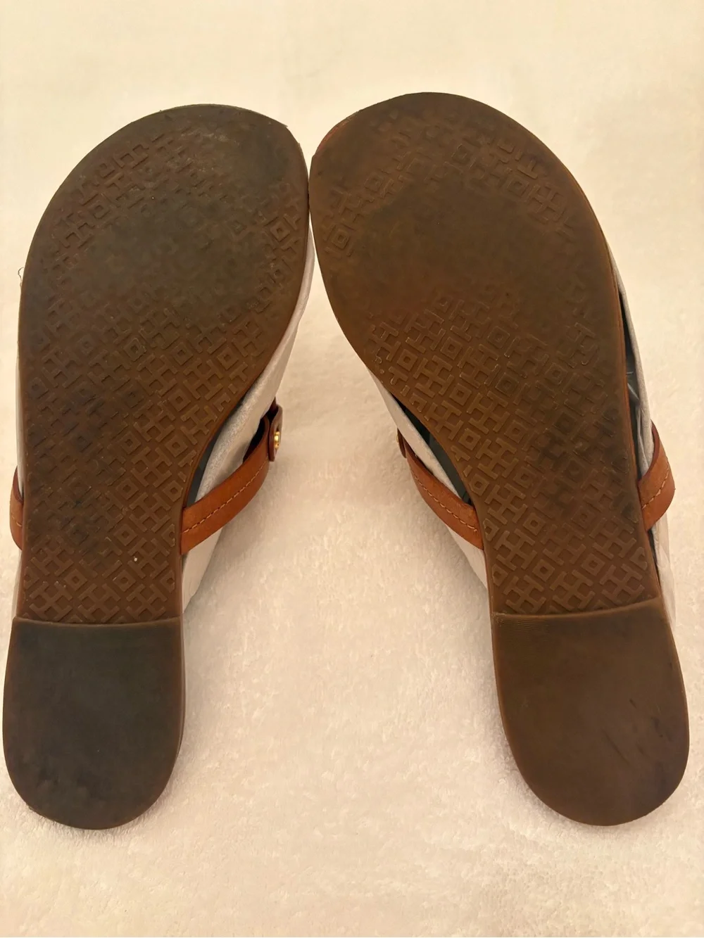 Tory Burch Brown Miller Thong Sandals